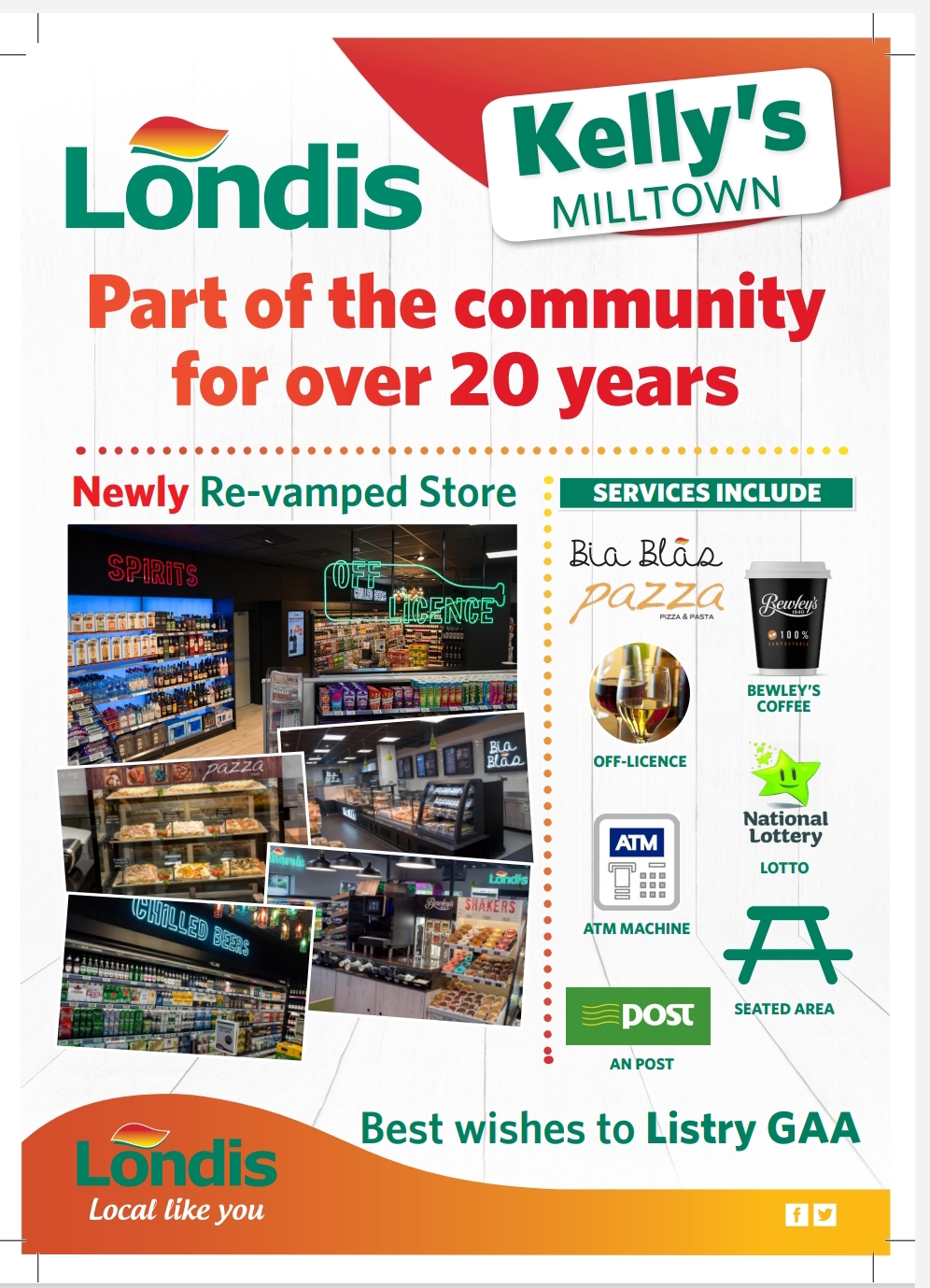 Londis Milltown Sponsorship